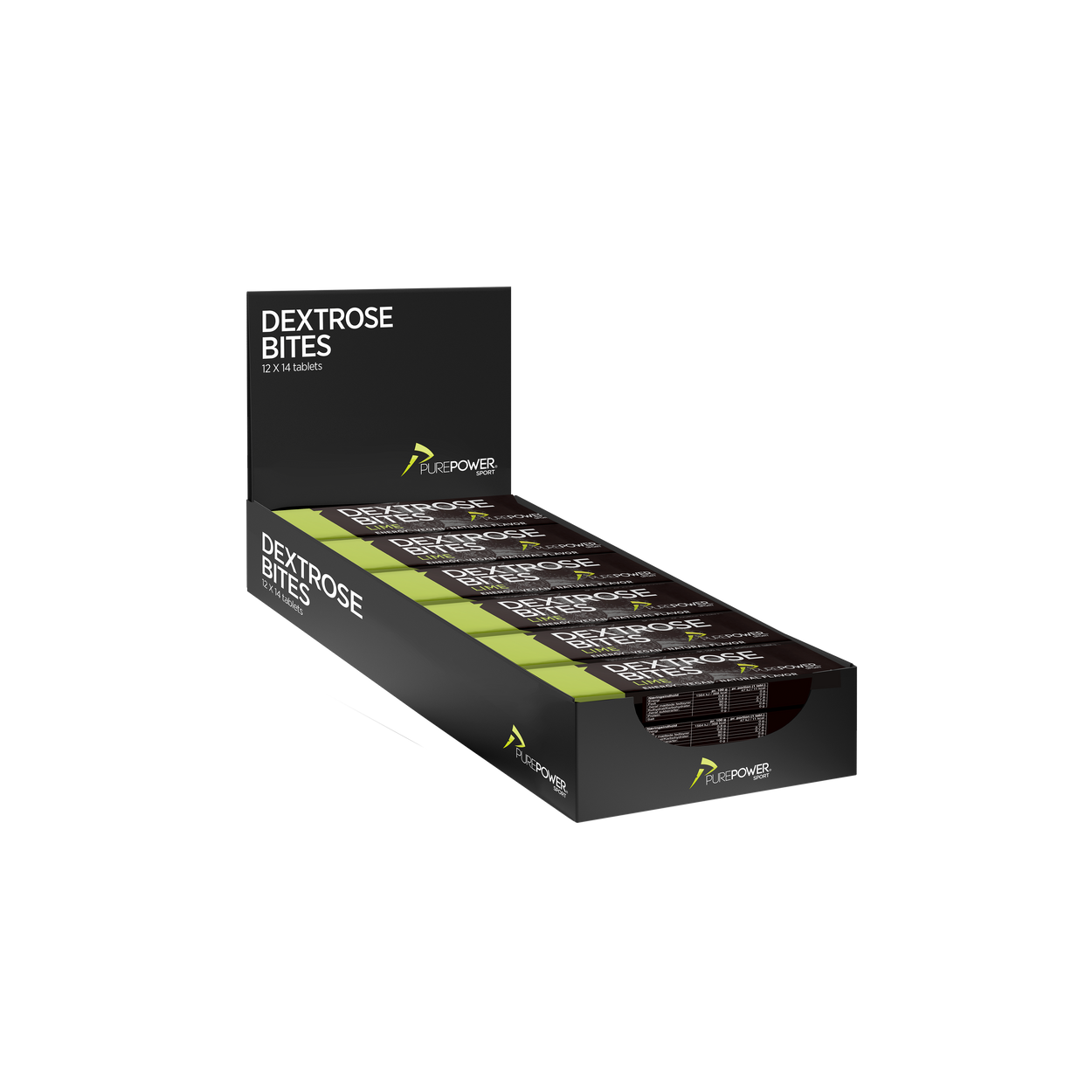 Dextrose Bites Lime 12 x 14 stk.