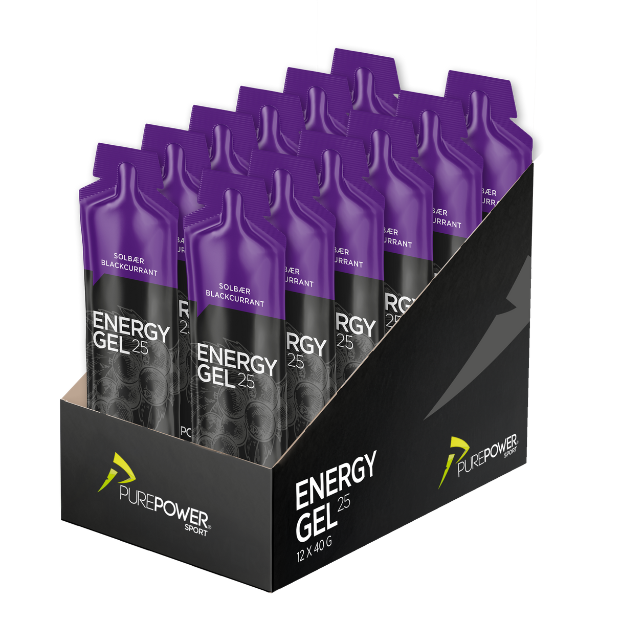 Energy Gel Svartvinbär 12 x 40 g