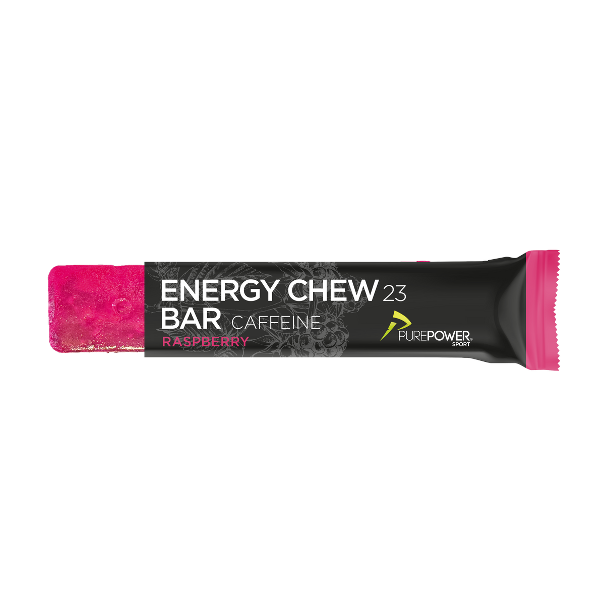 Energy Chew Bar Koffein Hallon 30 g
