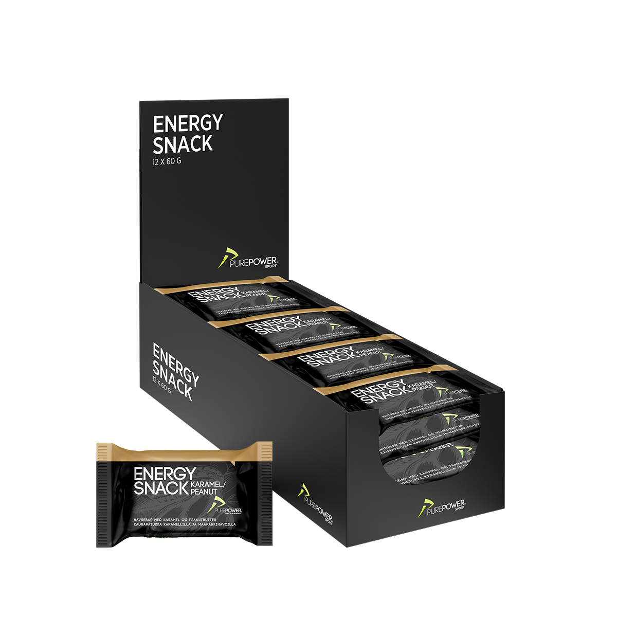 Energy Snack Karamell 12 x 60 g