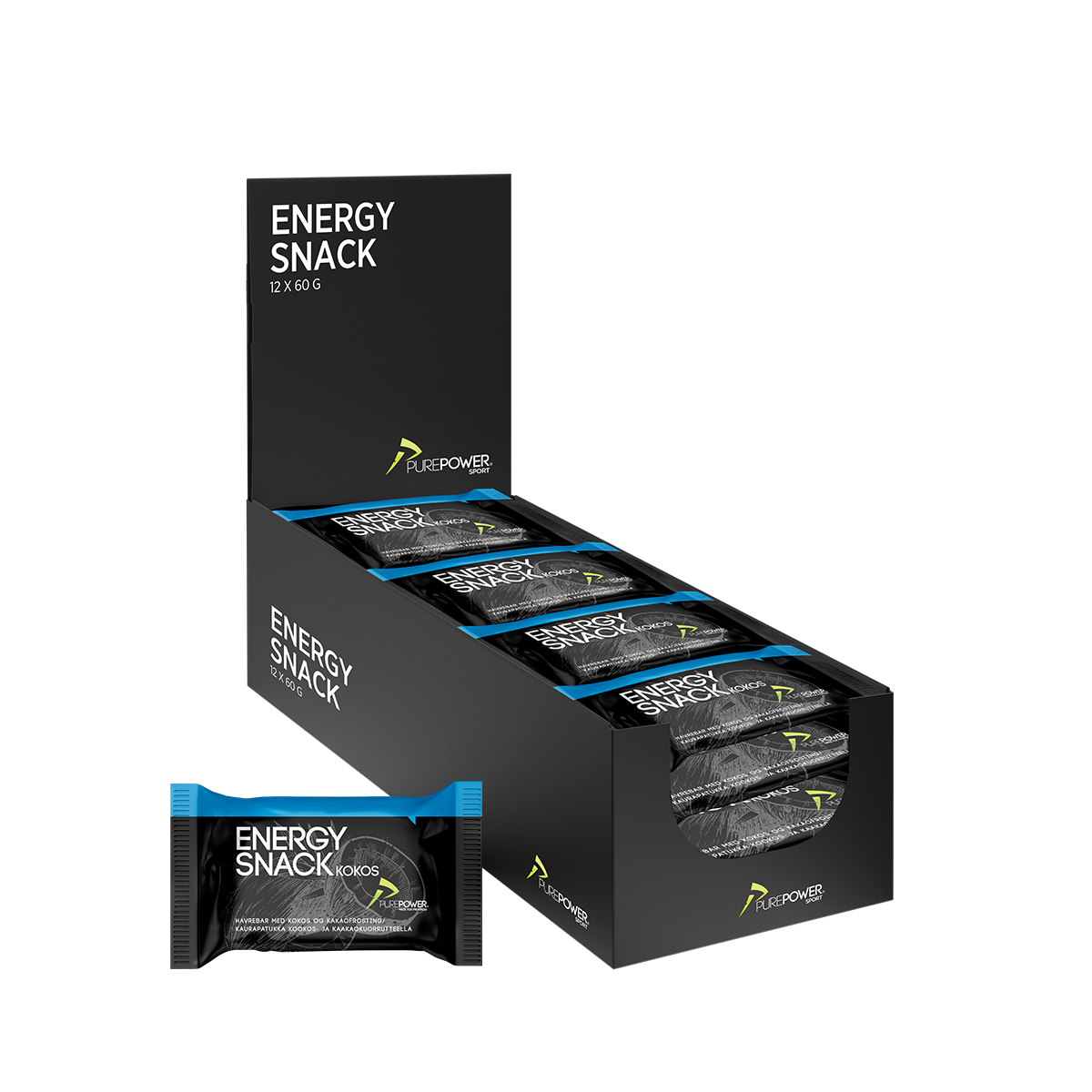 Energy Snack Kokos 12 x 60 g