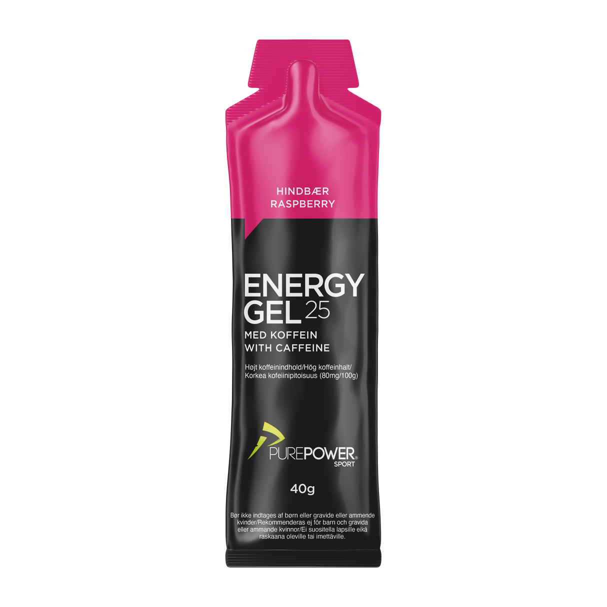 Energy Gel Koffein Hallon 40 g