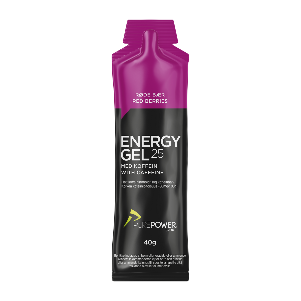 Energy Gel Koffein Röda bär 40 g