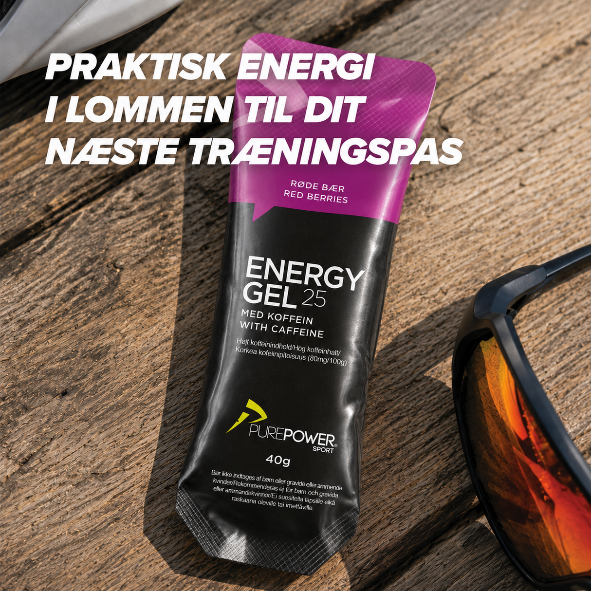 Energy Gel Koffein Röda bär 40 g