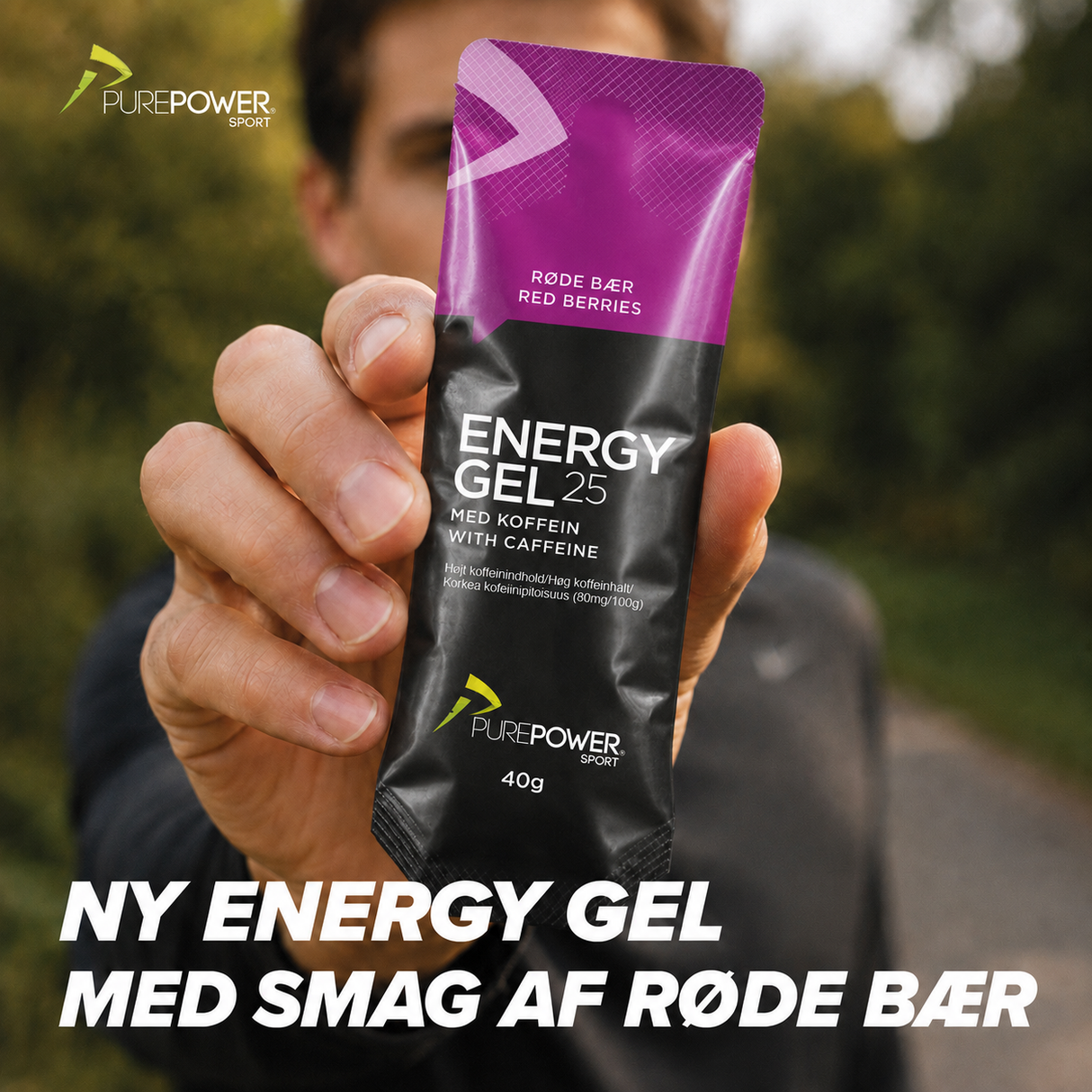 Energy Gel Koffein Röda bär 40 g