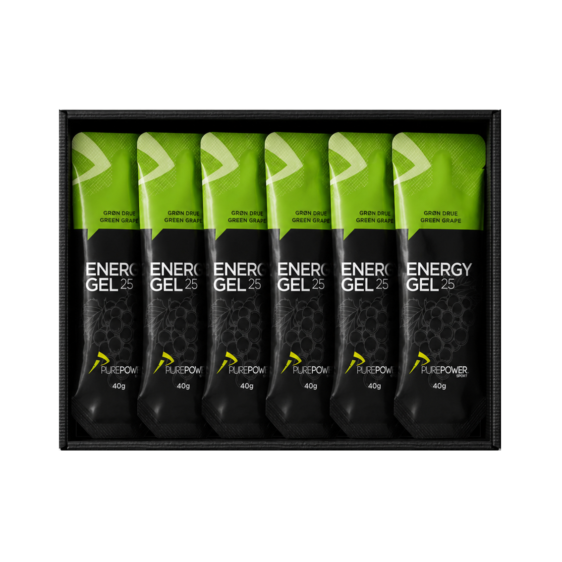 Energy Gel Grön Druva 12 x 40 g