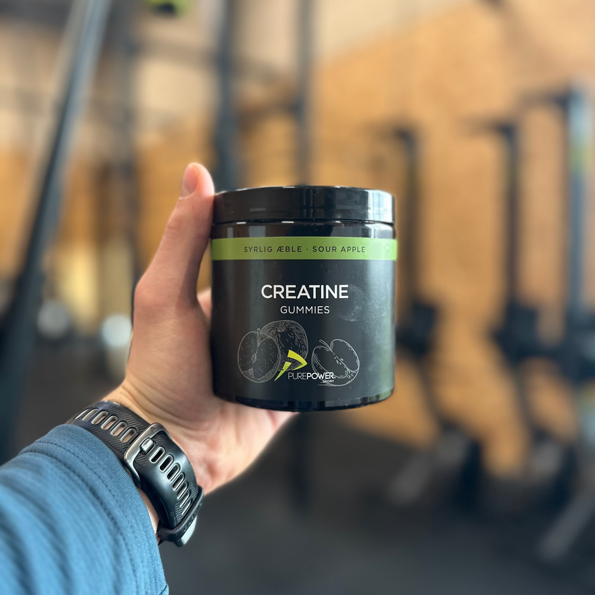 Creatine Gummies Sour Apple 60 stk.