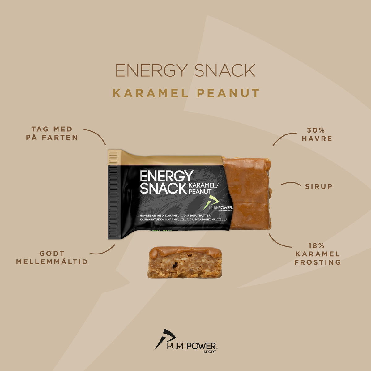 Energy Snack Caramel/peanut 60 g