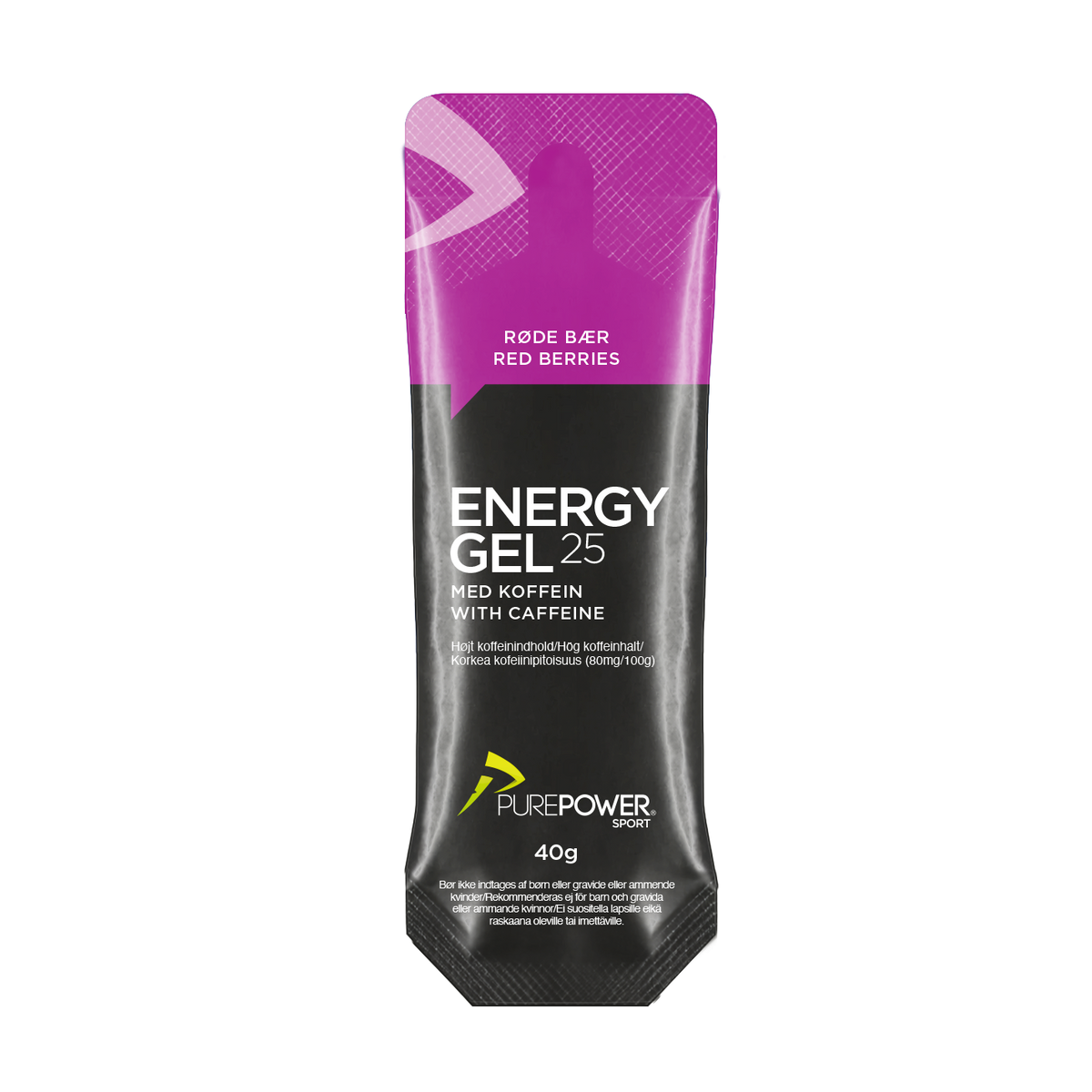 Energy Gel Koffein Röda bär 40 g