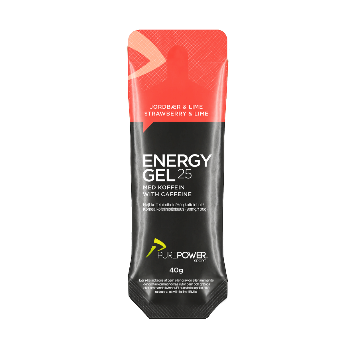Energy Gel Koffein Jordgubb/Lime 40 g