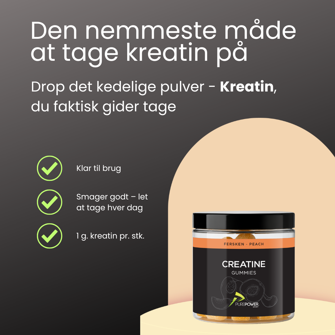 Creatine Gummies Persika 60 stk.