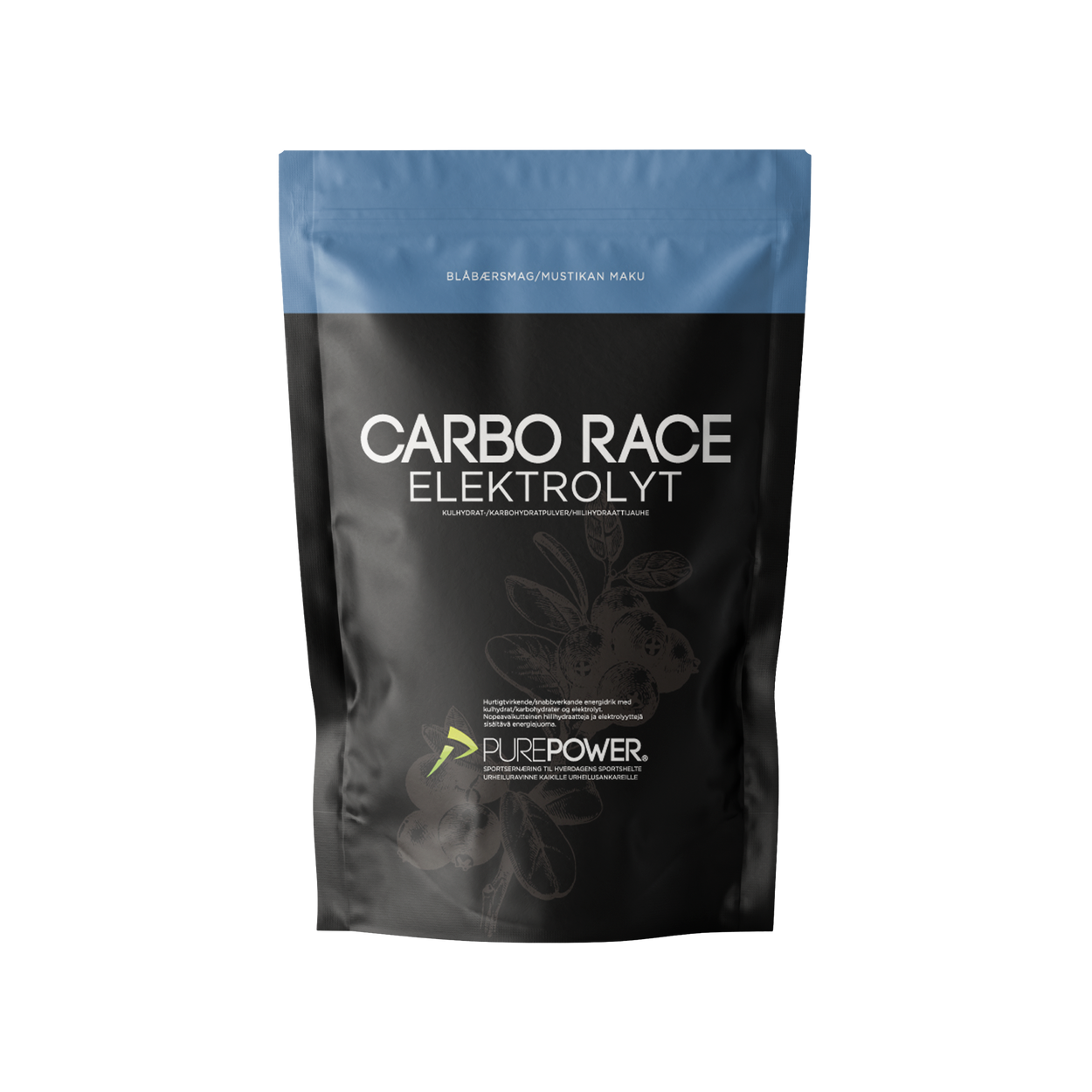 Carbo Race Elektrolyter Blåbär 1 kg
