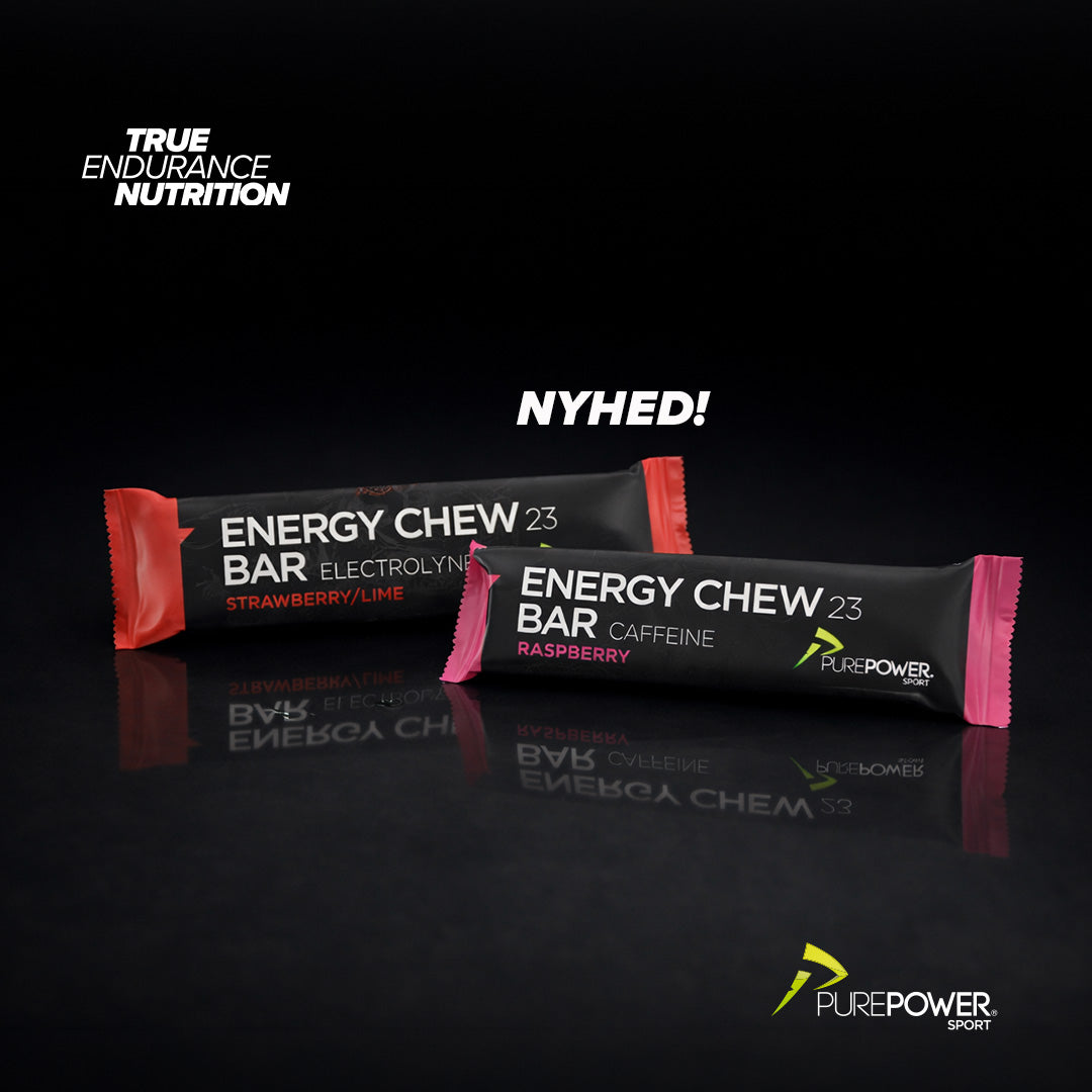 Energy Chew Bar Koffein Hallon 30 g