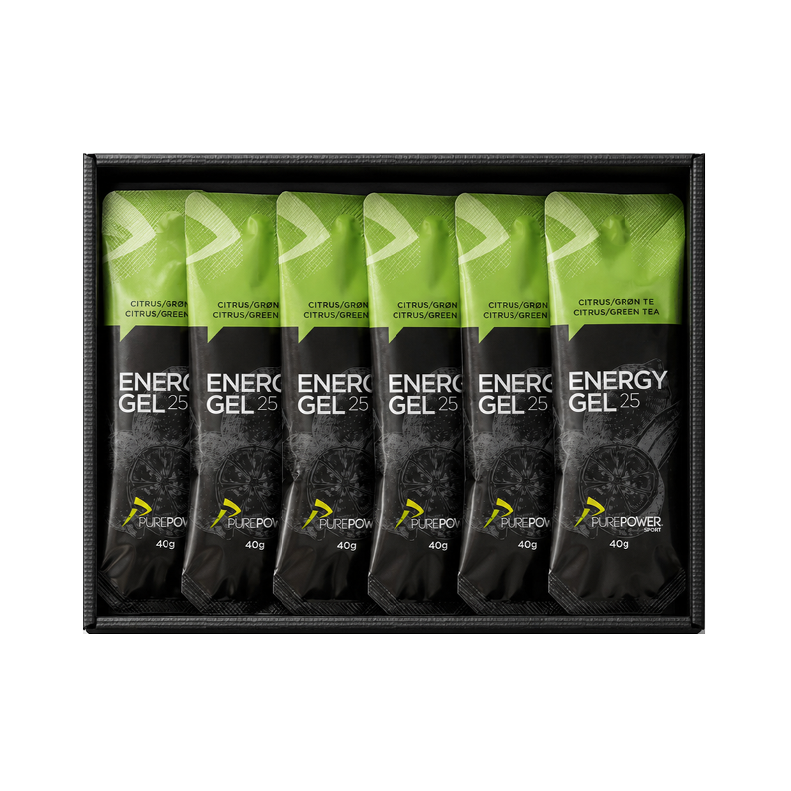 Energy Gel Citrus-/Grönt Te 12 x 40 g