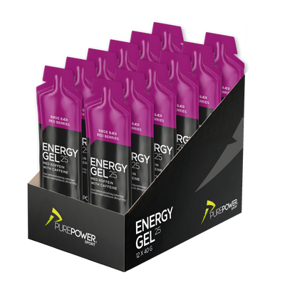 Energy Gel Koffein Röda bär 12 x 40 g