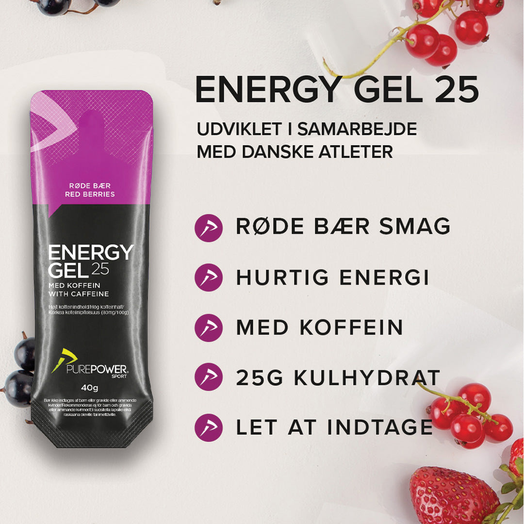 Energy Gel Koffein Röda bär 40 g