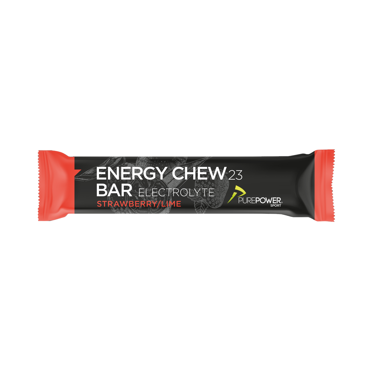 Energy Chew Bar Elektrolyt Jordgubb/Lime 30 g