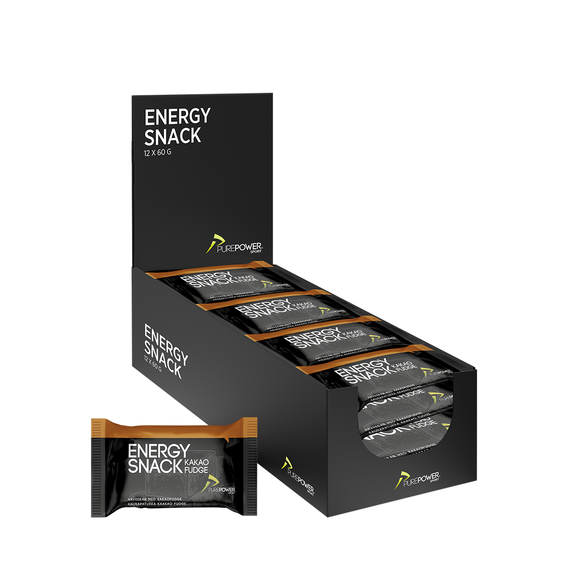 Energy Snack Kakao Fudge 12 x 60 g