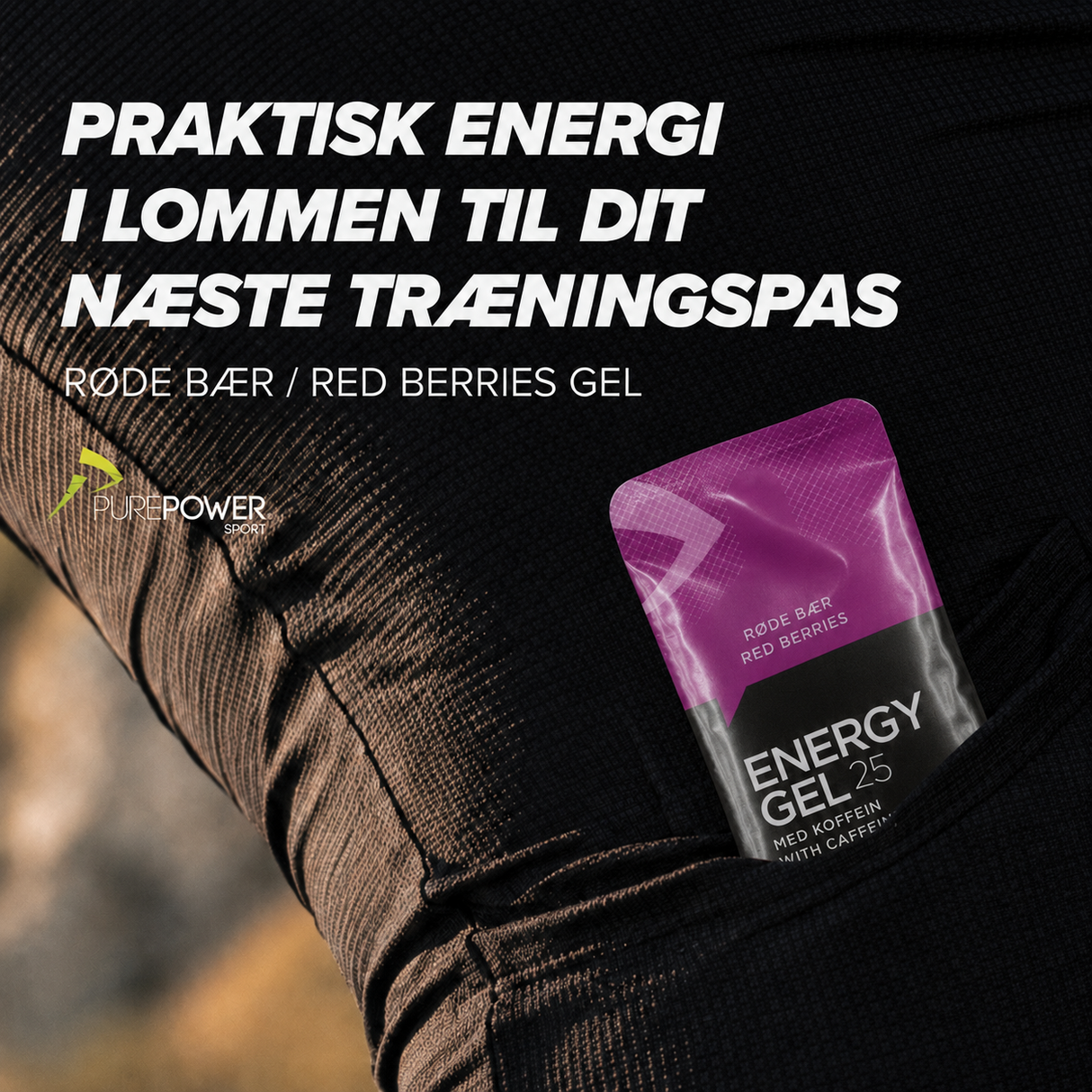 Energy Gel Koffein Röda bär 40 g