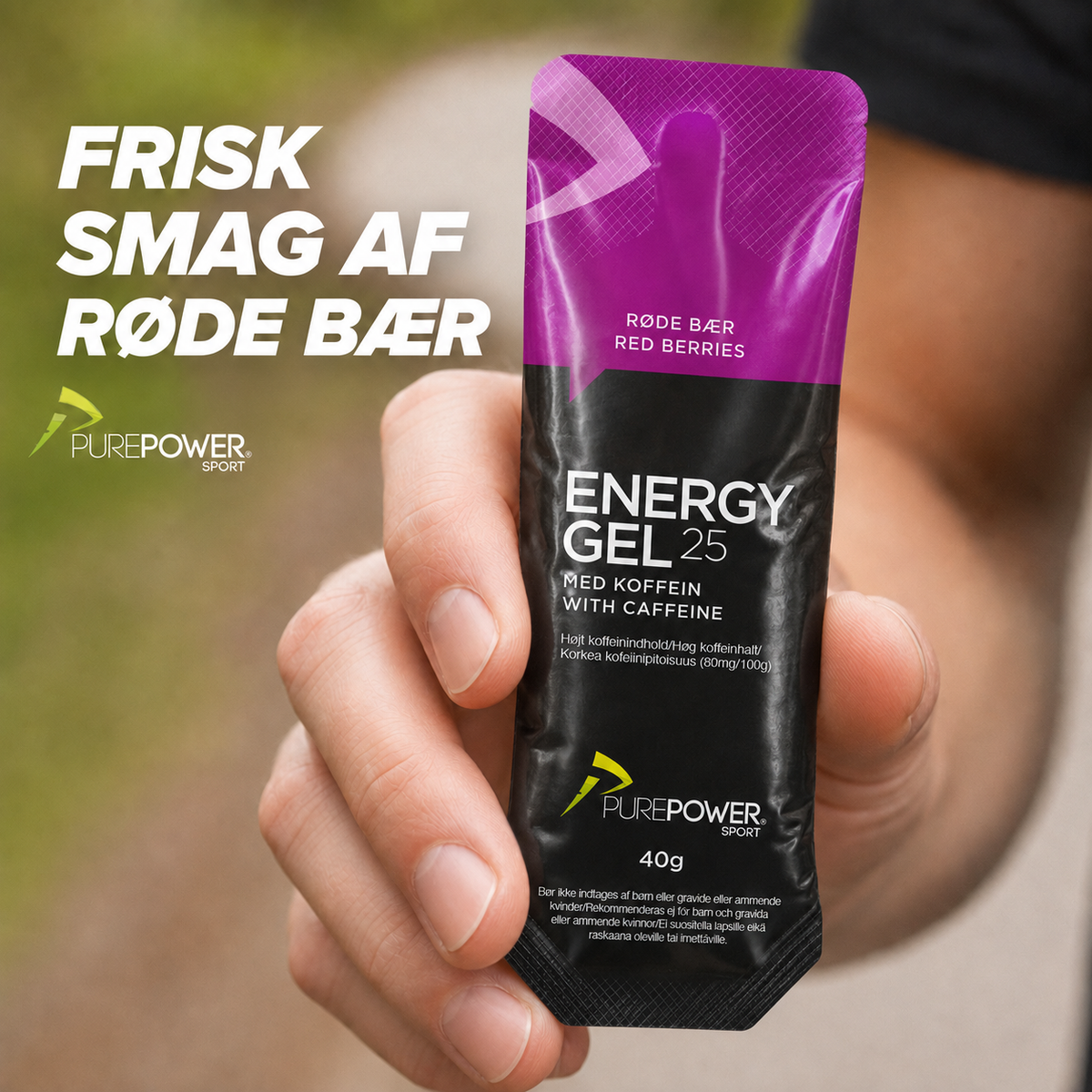 Energy Gel Koffein Röda bär 40 g