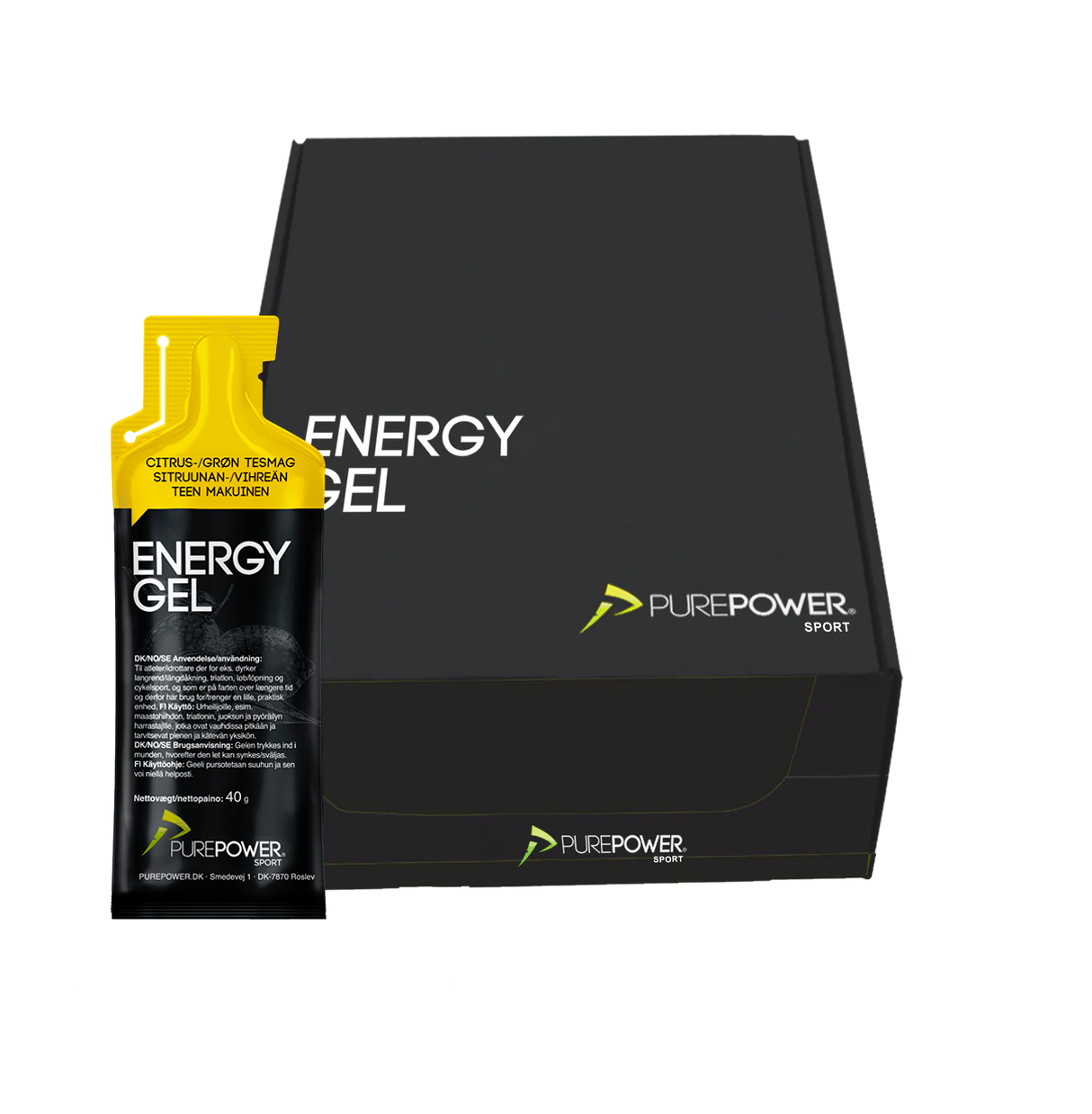 Energy Gel Citrus-/Grönt Te 12x40 g