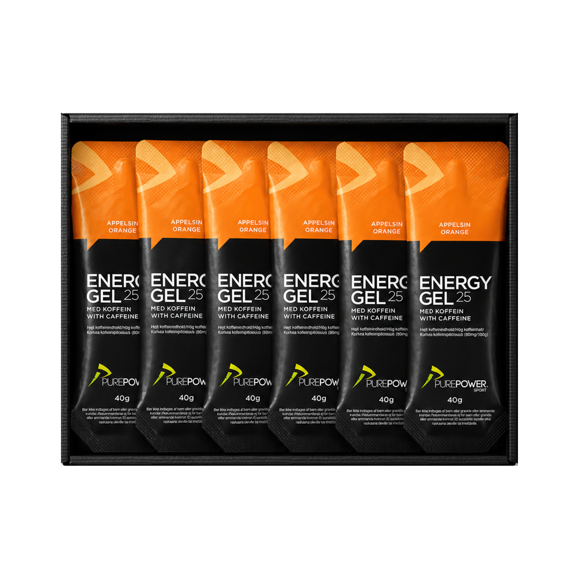 Energy Gel Koffein Apelsin 12 x 40 g